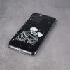 iPhone 13 Pro (6,1") szilikon tok, hátlap tok, TPU tok, fekete, Romantic Skeletons 1