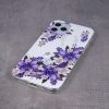 iPhone 7 / 8 / SE 2020 / SE 2022 (4,7") hátlap tok, szilikon tok, TPU tok, Flowers 3 mintás, Ultra Trendy