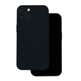   Samsung Galaxy A73 szilikon tok, hátlap tok, velúr belső, fekete, matt, SM-A736, Silicone Case