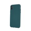 Motorola Moto G60 szilikon tok, hátlap tok, velúr belső, zöld, matt, Silicone Case