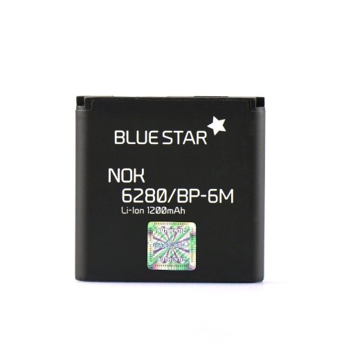 BlueStar Nokia 6280 9300 6151 N73 BP-6M utángyártott akkumulátor 1200mAh