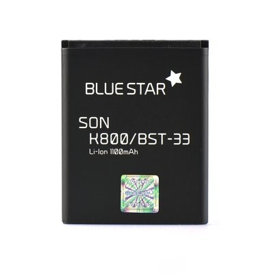 BlueStar Sony Ericsson BST-33 K800 W595 M600i K550 C702 utángyártott akkumulátor 1100mAh