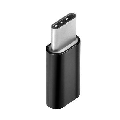 Micro usb Type-C adapter fekete