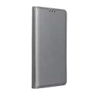 Samsung Galaxy A3 2017 telefon tok, könyvtok, oldalra nyíló tok, mágnesesen záródó, SM-A320, szürke, Smart Magnet