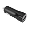 BlueStar fekete szivartöltőfej 2A + fekete micro usb kábel