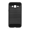 Carbon Fiber Samsung J320 Galaxy J3 2016 fekete szilikon tok (Forcell)