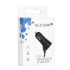 BlueStar fekete szivartöltőfej 3A + fekete micro usb kábel
