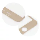 iPhone 6 / 6S (4,7") előlapi üvegfólia, edzett, hajlított, arany keret, 5D Full Glue