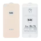 Full glue iPhone 8 Plus (5,5") rose gold hajlított 5D előlapi + hátlapi üvegfólia
