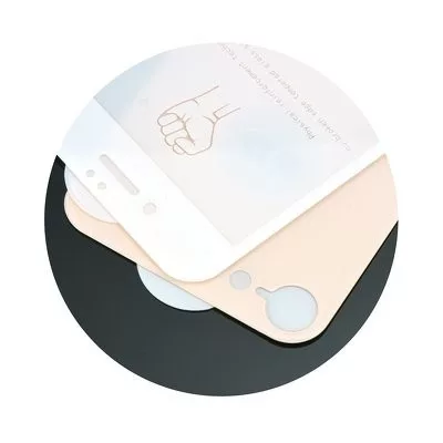 Full glue iPhone 8 Plus (5,5") rose gold hajlított 5D előlapi + hátlapi üvegfólia