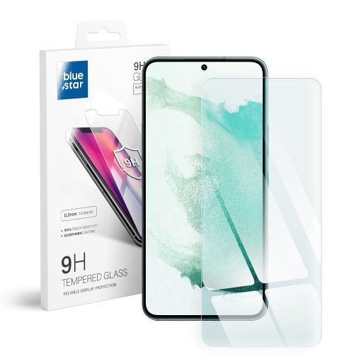 Huawei P Smart előlapi üvegfólia, edzett, 9H, 0.3mm, Bluestar