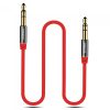 Remax RL-L100 piros 3.5mm jack-jack audio AUX kábel 1m