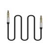 Remax RL-L200 fekete 3.5mm jack-jack audio AUX kábel 2m