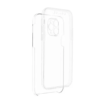 Samsung Galaxy Note 9, átlátszó elő + hátlapi PC + TPU tok 360°