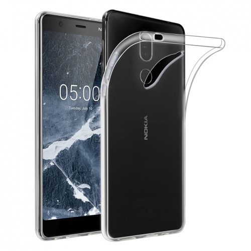 Nokia 5.1 ultra vékony 0,3mm átlátszó szilikon tok