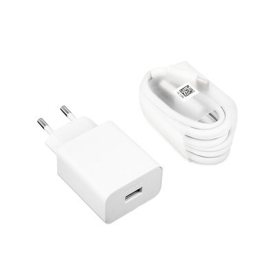 Huawei HW-050450E00 fehér gyári super charge hálózati töltőfej 22,5W + HL1289 Type-C adatkábel