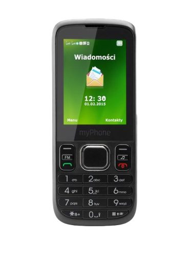 myPhone 6300 fekete mobiltelefon (nincs magyar nyelvű menü)