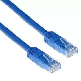 Hálózati kábel RJ45 csatlakozókkal, kék, 5M, 8P8C