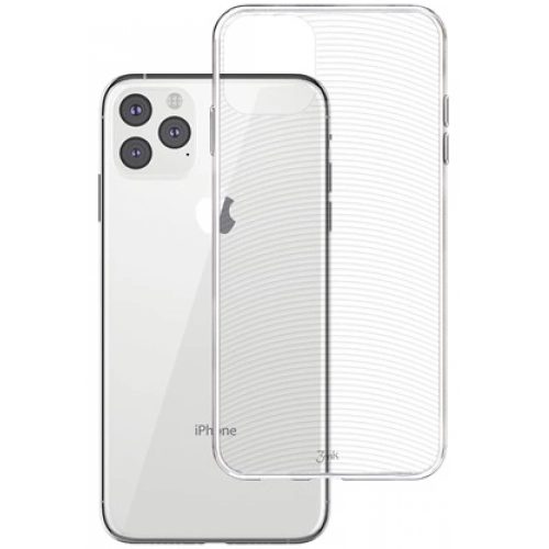 Huawei P30 Lite ütésálló hátlap tok, TPU, átlátszó, 3MK Armor Case