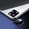 iPhone X (5,8") kamera lencsevédő fekete üvegfólia