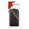 Forcell Pocket fekete műbőr ultra vékony beledugós tok iPhone 12 Pro Max / Samsung Note 8 / 9 / 10 Plus / 10 Lite / 20 / 20 Ultra / A20S / A71 / S10 Lite / S20+