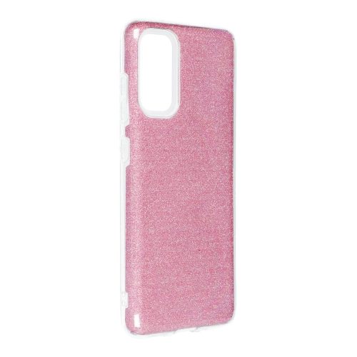 Samsung Galaxy S20 4G / S20 5G szilikon tok, csillámos, hátlap tok, SM-G980, pink