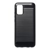 Samsung Galaxy A01 szilikon tok, fekete, SM-A015, Carbon fiber