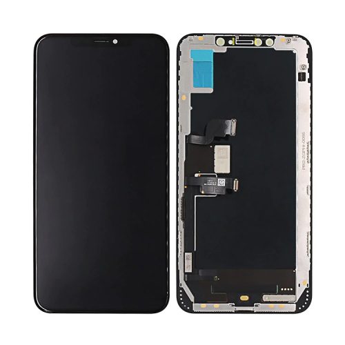 iPhone XS Max (6,5") fekete OLED LCD + érintőpanel (Hard) GX