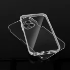 Xiaomi Redmi K30 elő + hátlapi tok, PC + TPU, átlátszó, 360°