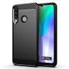 Honor 9A szilikon tok, fekete, Carbon fiber