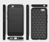 LG K40S szilikon tok, fekete, Carbon fiber