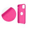 Forcell Silicone Xiaomi Mi 10T 5G / Mi 10T Pro 5G pink Szilikon tok velúr belsővel