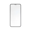 LG K42 előlapi üvegfólia, edzett, hajlított, fekete keret, 9H, 5D Full Glue