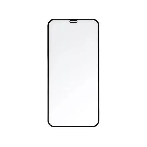 LG K42 előlapi üvegfólia, edzett, hajlított, fekete keret, 9H, 5D Full Glue
