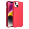 Samsung Galaxy A12/M12 szilikon tok, matt, piros, SM-A125, Forcell Soft