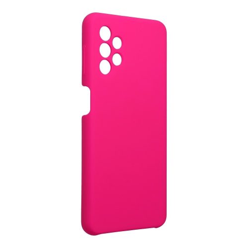 Forcell Silicone Samsung A326 Galaxy A32 5G pink Szilikon tok velúr belsővel