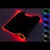 Gamer egérpad LED RGB világítással, fekete, 800 X 300 X 3mm