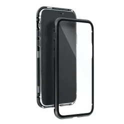  Samsung Galaxy S21 Plus elő + hátlapi tok, mágneses, fekete, SM-G996, Magneto 360