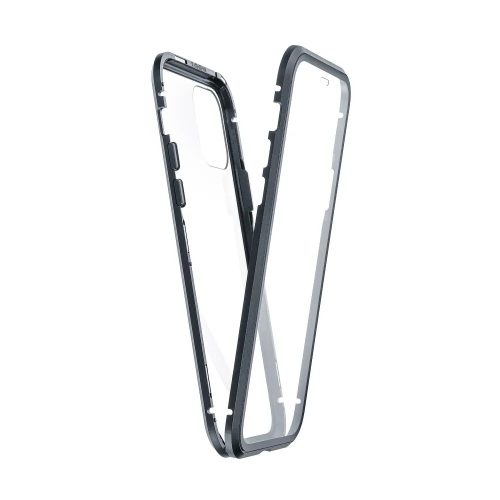 Samsung Galaxy S21 Plus elő + hátlapi tok, mágneses, fekete, SM-G996, Magneto 360