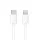 Type-C - iPhone 8pin gyorstöltő adatkábel, fehér, PD 27W, 3A, 1M, C291