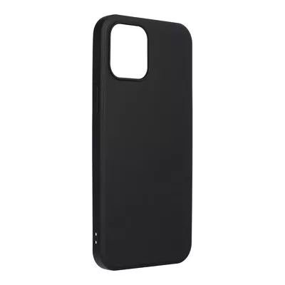 Samsung Galaxy S21 Ultra szilikon tok, hátlap tok, fekete, matt, velúr belső, SM-S998 Forcell Silicone Lite