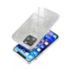 Samsung Galaxy A32 4G szilikon tok, csillámos, hátlap tok, ezüst, SM-A325, Shining