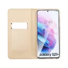 Samsung A025 Galaxy A22 4G arany csillámos mágneses könyvtok