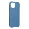 iPhone 13 Mini (5,4") szilikon tok, matt, velúr belső, kék, Forcell Silicone