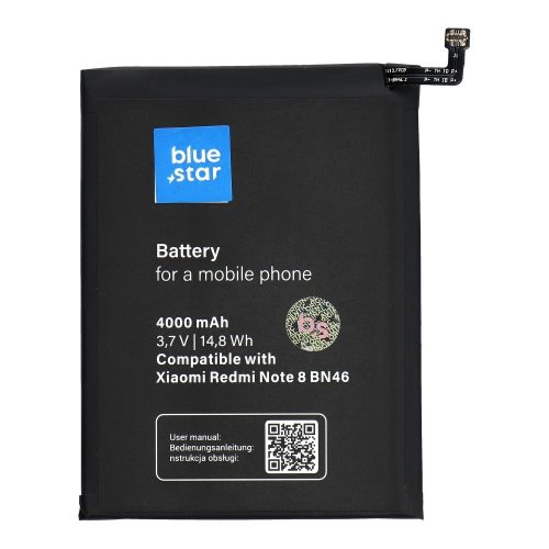 BlueStar Xiaomi Redmi Note 8 / Redmi 7 (BN46) utángyártott akkumulátor 4000mAh