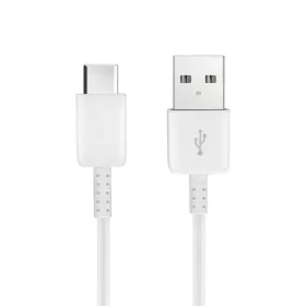 Type-C gyorstöltő adatkábel, fehér, 1M, 1A, HD21