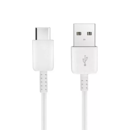 Type-C gyorstöltő adatkábel, fehér, 1M, 1A, HD21