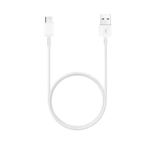 Type-C gyorstöltő adatkábel, fehér, 1M, 1A, HD21