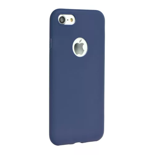 Samsung A13 5G szilikon tok, matt, kék, SM-A136, Forcell Soft