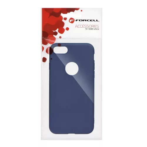 Samsung A13 5G szilikon tok, matt, kék, SM-A136, Forcell Soft
